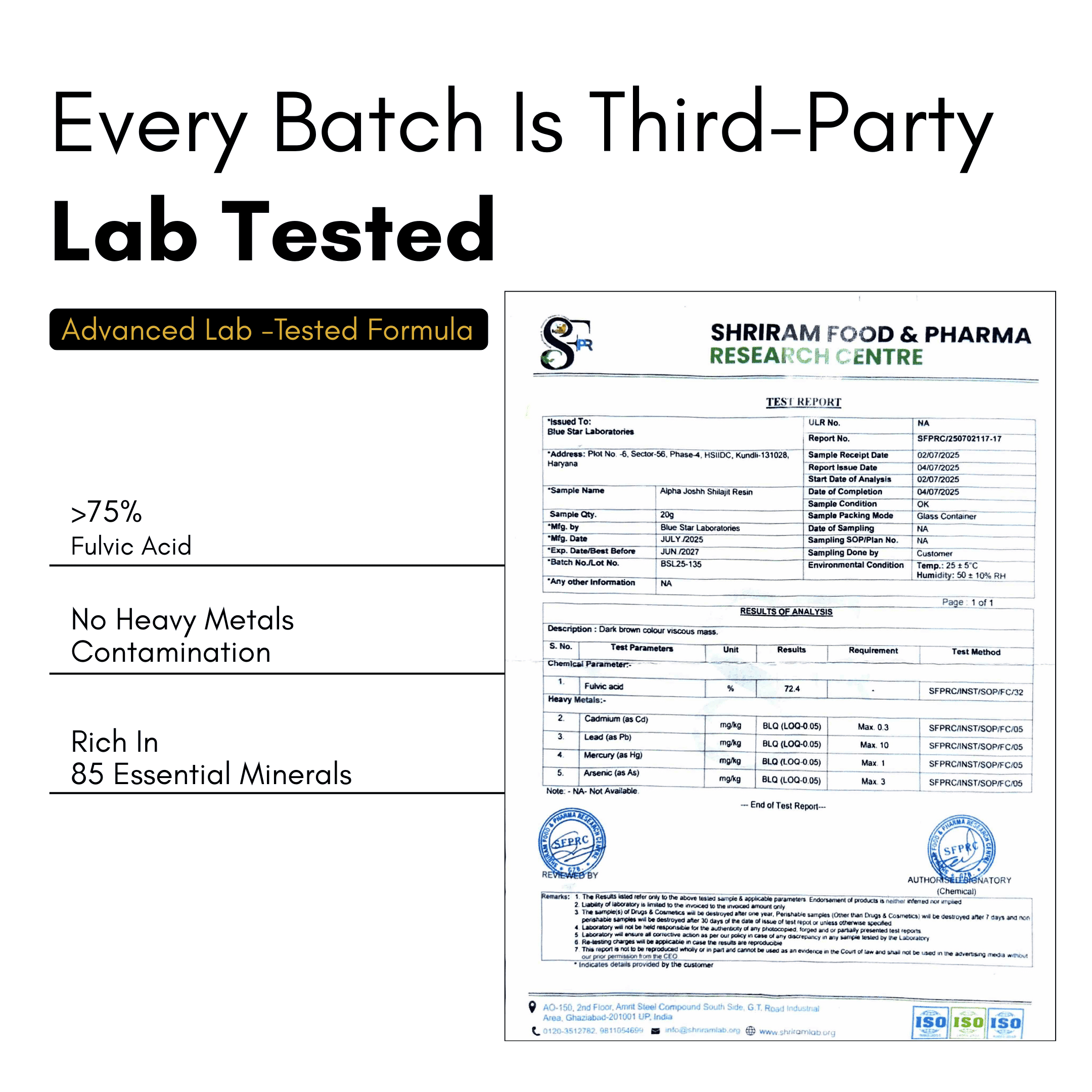 Alpha Joshh Pure Shilajit Resin