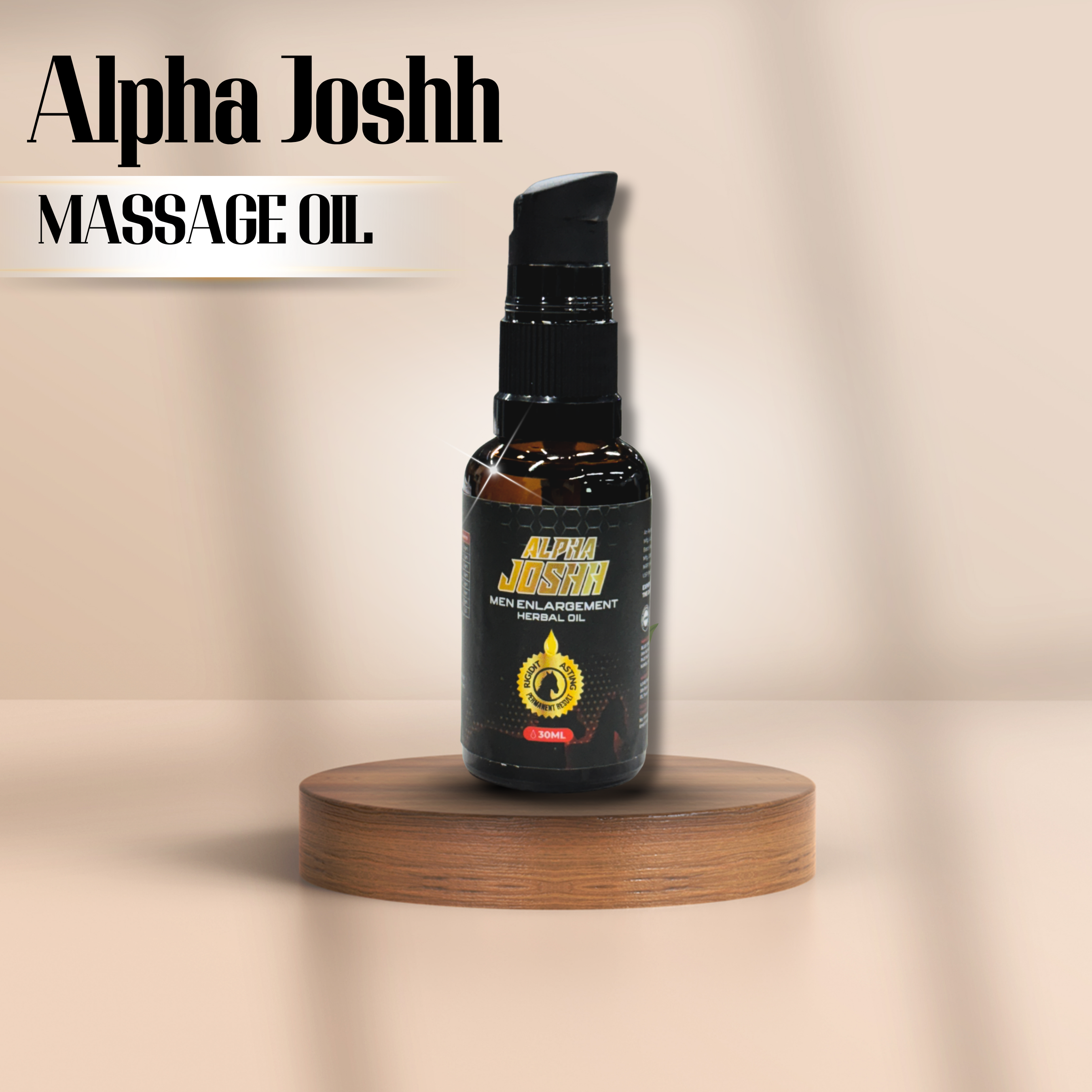 Alpha Joshh Men Enlargement Herbal Massage Oil
