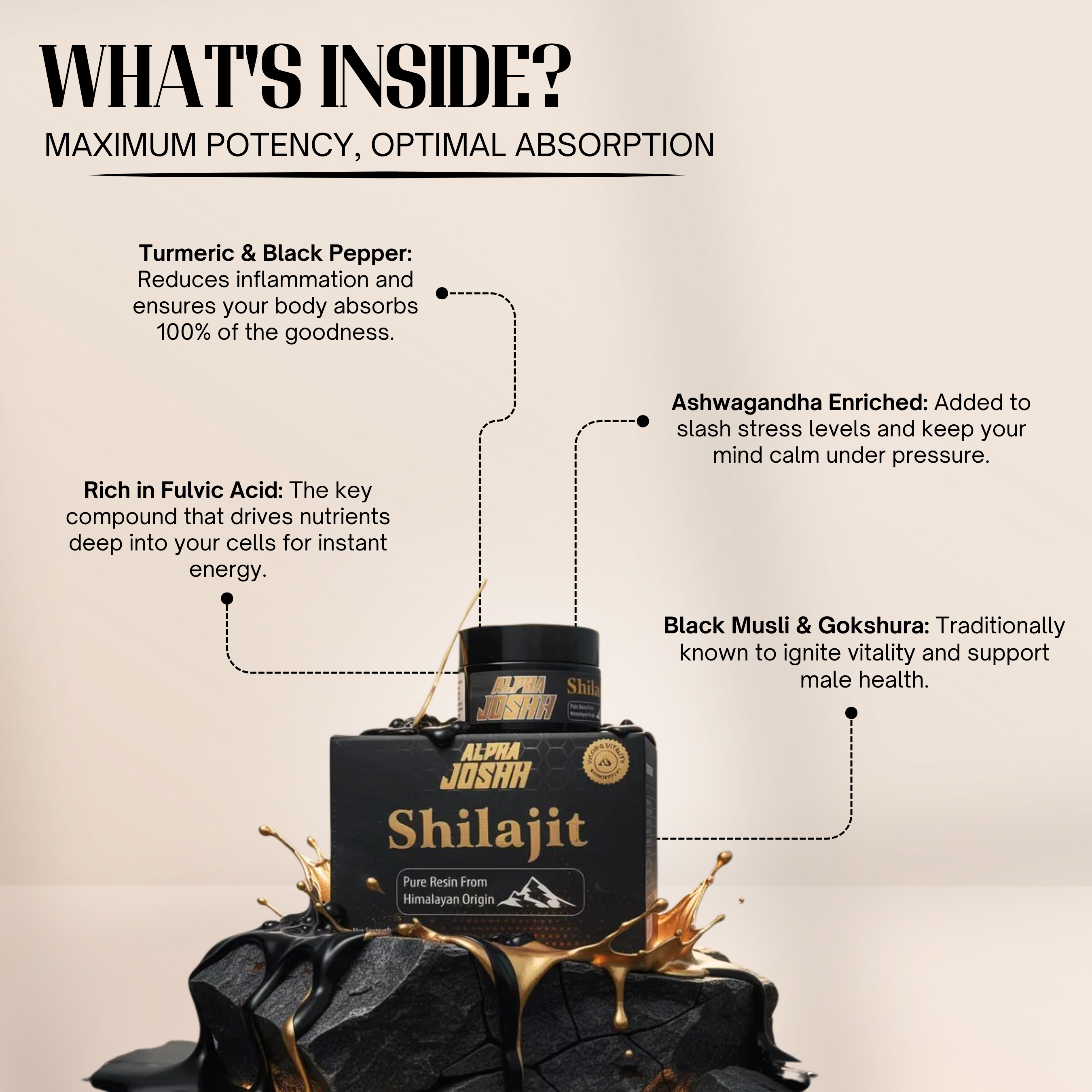 Alpha Joshh Pure Shilajit Resin